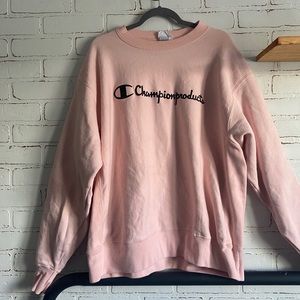 CHAMPION PRODUCTS PINK CREWNECK